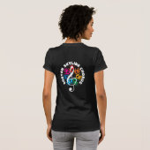 T-Shirt van muziekvrouwen (Achterkant volledig)