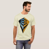 T-Shirt van nacht en dag (Voorkant volledig)