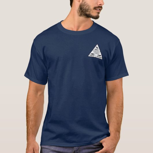 T-shirt van Naval Schools of Photography (Voorkant)