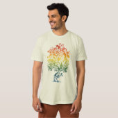 T-shirt van organisch Afbeelding van Pistolen (Voorkant volledig)