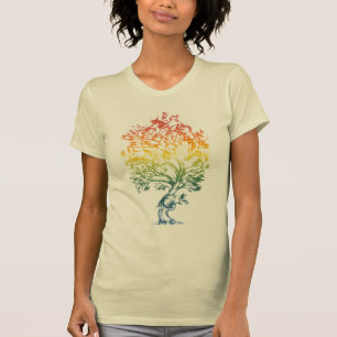 T-shirt van organisch Afbeelding van Pistolen