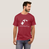 T-shirt van oud schoolboek (Voorkant volledig)