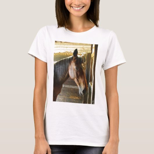 T-shirt van paarden (Voorkant)
