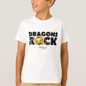T-shirt van Pandanda 'Dragons Rock' (Voorkant)