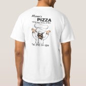 T-shirt van Pizza (Achterkant)