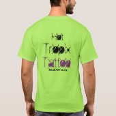 T-shirt van polynesiaans Pueo "owl" (Achterkant)