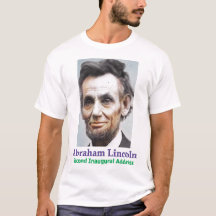 T-shirt van President Abraham Lincoln in 1865