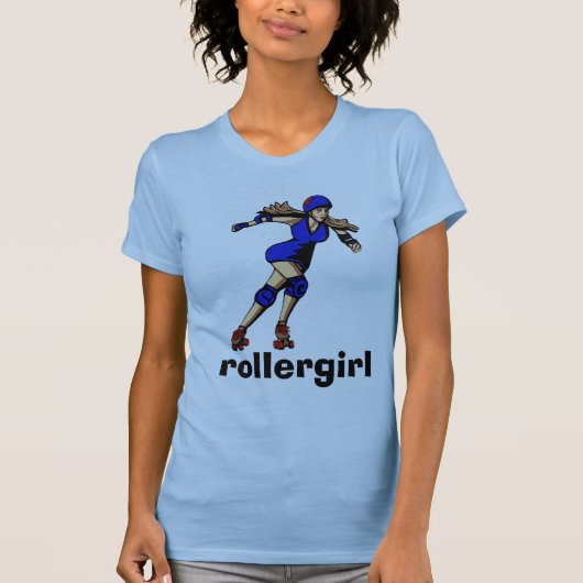 T-shirt van Rollergirl (Voorkant)