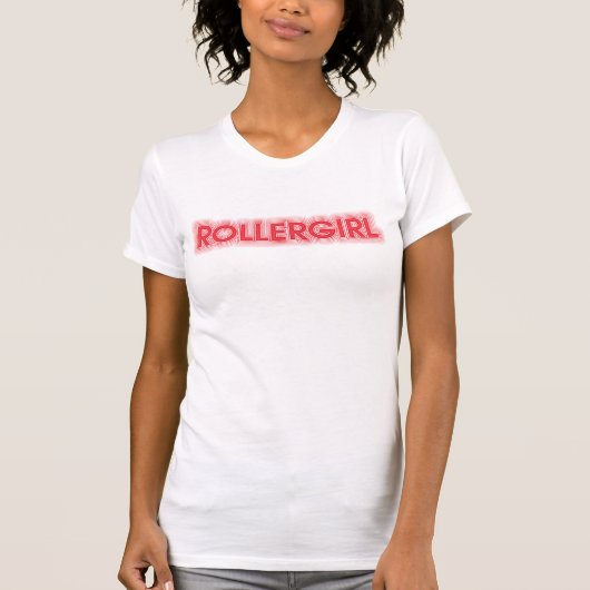 T-shirt van Rollergirl (Voorkant)