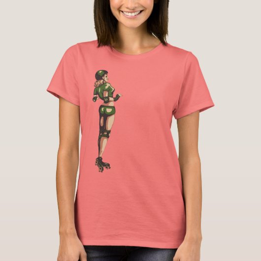 T-shirt van Rollergirl (Voorkant)