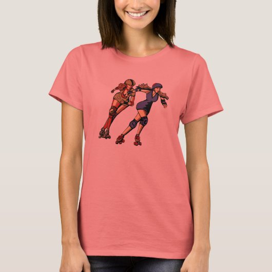 T-shirt van Rollergirl (Voorkant)