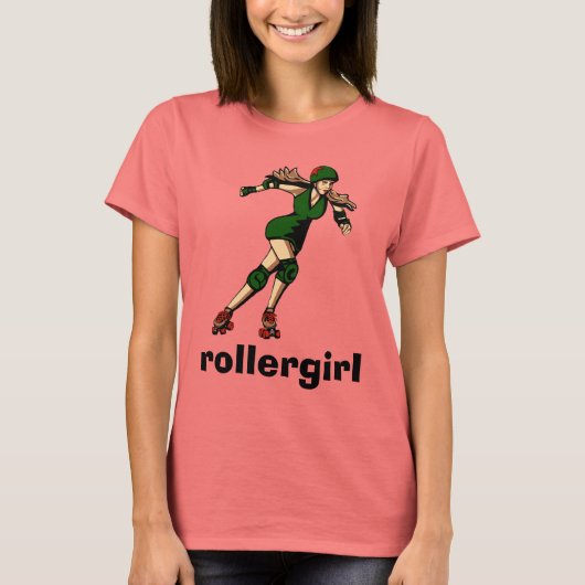 T-shirt van Rollergirl (Voorkant)