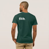 T-shirt van smalmond (Achterkant volledig)