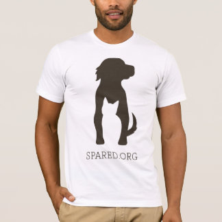 T-SHIRT VAN SPARED-logo - bruin
