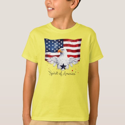 T-shirt van Spirit of America Kinderen (Voorkant)