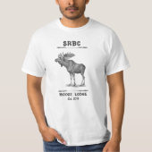 T-SHIRT van SRBC Moose Lodge Mannen (Voorkant)