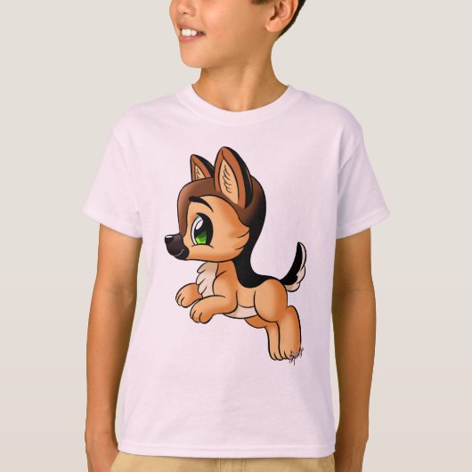 T-shirt van stijlvol Kind Shepherd Dog Longsleeve (Voorkant)