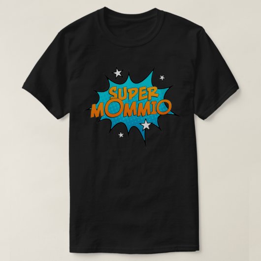 T-shirt van Super Papa en Mommio Funny (Design voorkant)