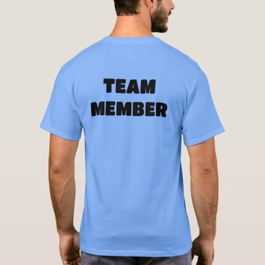 T-Shirt VAN TEAM LID 2-Sided Mannen (Achterkant)
