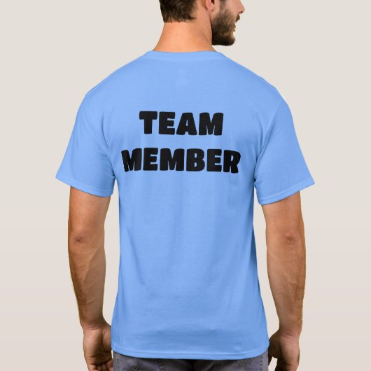 T-Shirt VAN TEAM LID 2-Sided Mannen (Achterkant)