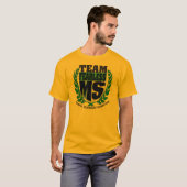 T-shirt van teamloze MS-Mannen (Voorkant volledig)