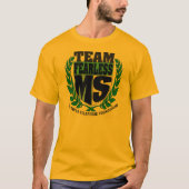 T-shirt van teamloze MS-Mannen (Voorkant)