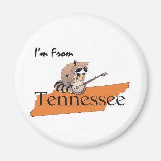 T-SHIRT van Tennessee Magneet (Voorkant)