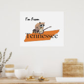 T-SHIRT van Tennessee Poster (Keuken)