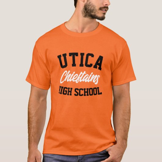 T-shirt van Utica High School (Voorkant)