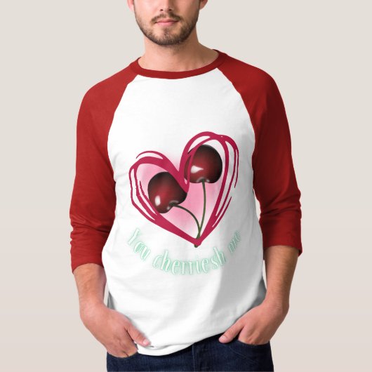T-shirt van valentijns (Voorkant)