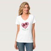 T-shirt van valentijns (Voorkant volledig)