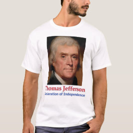 T-Shirt van verklaring over Jefferson & Onafhankel