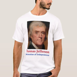 T-Shirt van verklaring over Jefferson & Onafhankel
