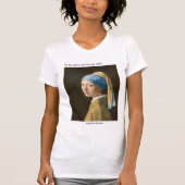 T-Shirt van Vermeer schilderen (Voorkant)