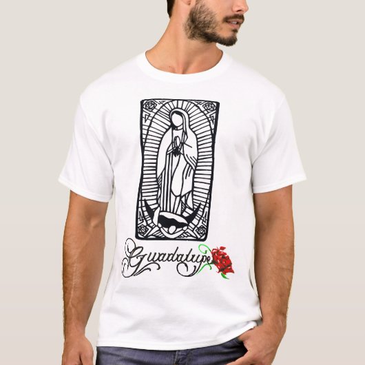 T-shirt van Virgin de Guadalupe (Voorkant)