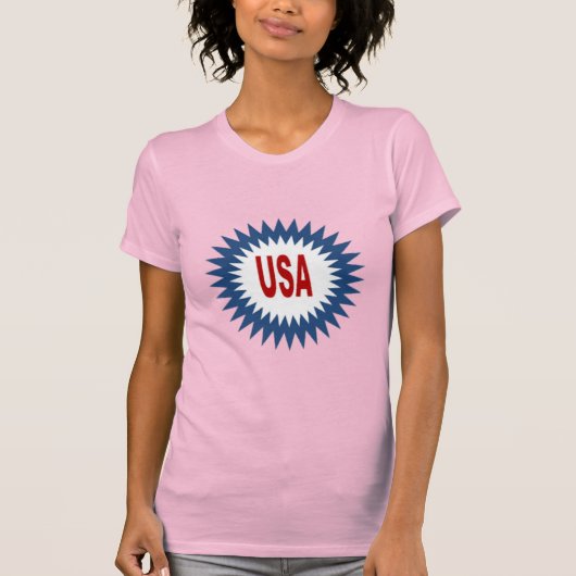 T-shirt van vrouwen SOLEIL USA (Voorkant)