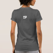 T-shirt van vrouwenkool (Achterkant)