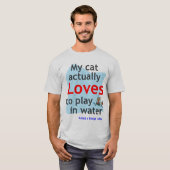 T-shirt van waterkatten (Voorkant volledig)