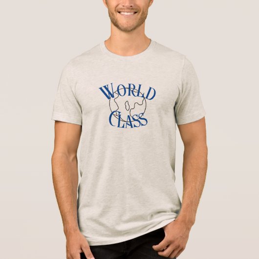 T-shirt van wereldklasse (Voorkant)