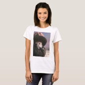  T-shirt van Whippet Lady (Voorkant volledig)