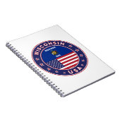 T-shirt van Wisconsin, Notitieboek (Rechterzijde)