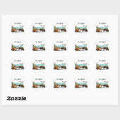 T-SHIRT van Wyoming Ronde Sticker (Vel)