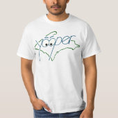 T-SHIRT VAN YOOPER MAN (Voorkant)