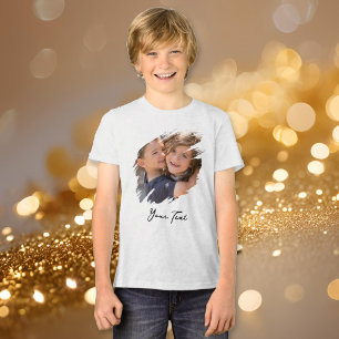 T-shirt van zachte katoen voor tieners, peuters en