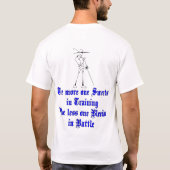 T-shirt van zweet en bleed (Achterkant)