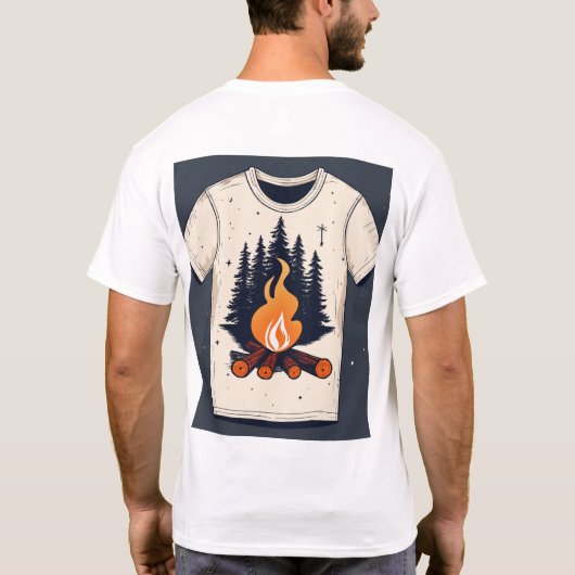T-shirt vector illustratie (Achterkant)