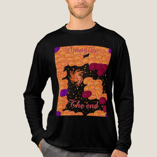 T-shirt verbeeld het einde (Voorkant volledig)