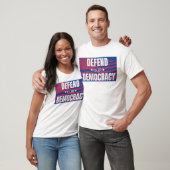 T-shirt "Verdedig onze democratie" (Unisex)