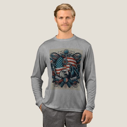 T shirt Verenigde Staten trendy t shirt 2025 (Voorkant)