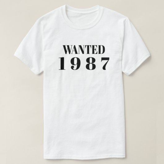 T-shirt verjaardag (Design voorkant)